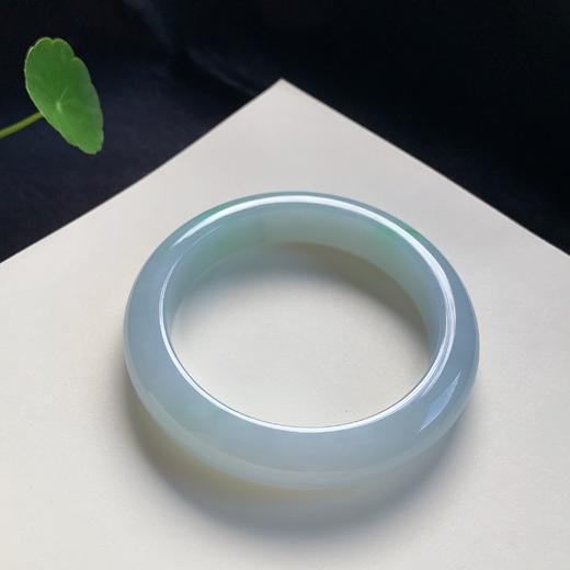 高货飘花翡翠手镯 传家宝温润圆满中式翡翠手镯49625031811H（一口价） 商品图1