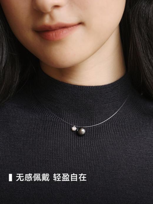 一抹温柔 施华洛高级感单珠项链JCF3NEK021 商品图3