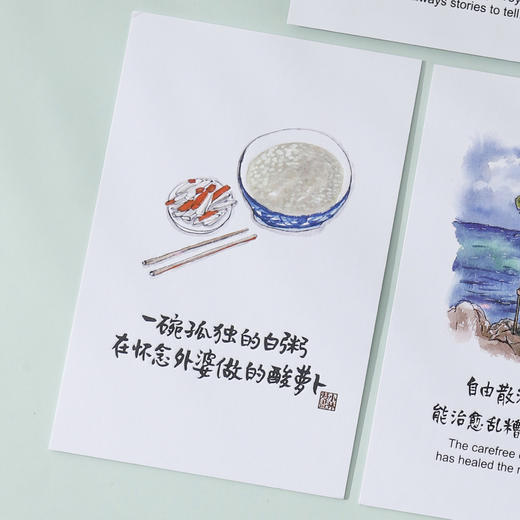 小林漫画 高端棉卡纸 特种纸张 明信片 凹凸纹理  明信片 商品图10