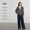 allblu幼岚女装舒服牛仔抓绒阔腿裤，柔软保暖，挺括有型 商品缩略图2