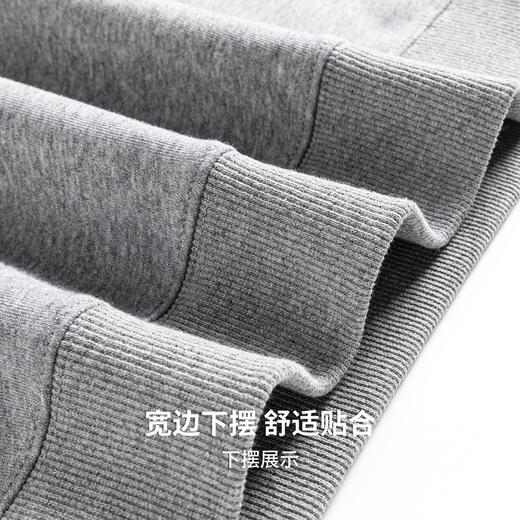 情侣款字母印花圆领套头卫衣2025秋季新款棉质宽松弹力上衣 商品图9