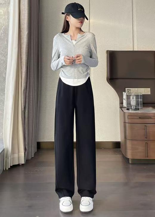 11.11直降到底！！【秋上新】3756 35.9%天竹纤维质感休闲裤弯刀裤-喜出 商品图6