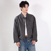 DRONKOO 2025 翻领左胸斜拉链隐形贴袋绒感料中厚夹克 商品缩略图1