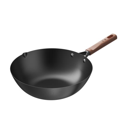 三禾  0涂层不粘铁锅  32cm 商品图2