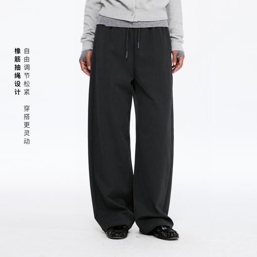 oneup抽绳直筒西裤 商品图1