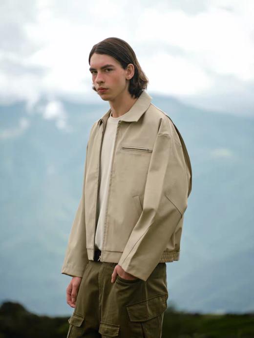 Evistub/E-4QWT698/底特律三色皮衣机车夹克 商品图1