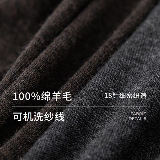 棉仓366635006-120s全羊毛静奢风可机洗毛衣女5秋新品正肩合体高领毛针织衫 商品图1