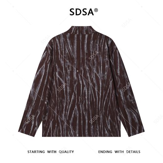 T4844SDSA男士秋冬新款痞帅肌理纹晕染半高领长袖T恤休闲百搭潮流上衣 商品图5