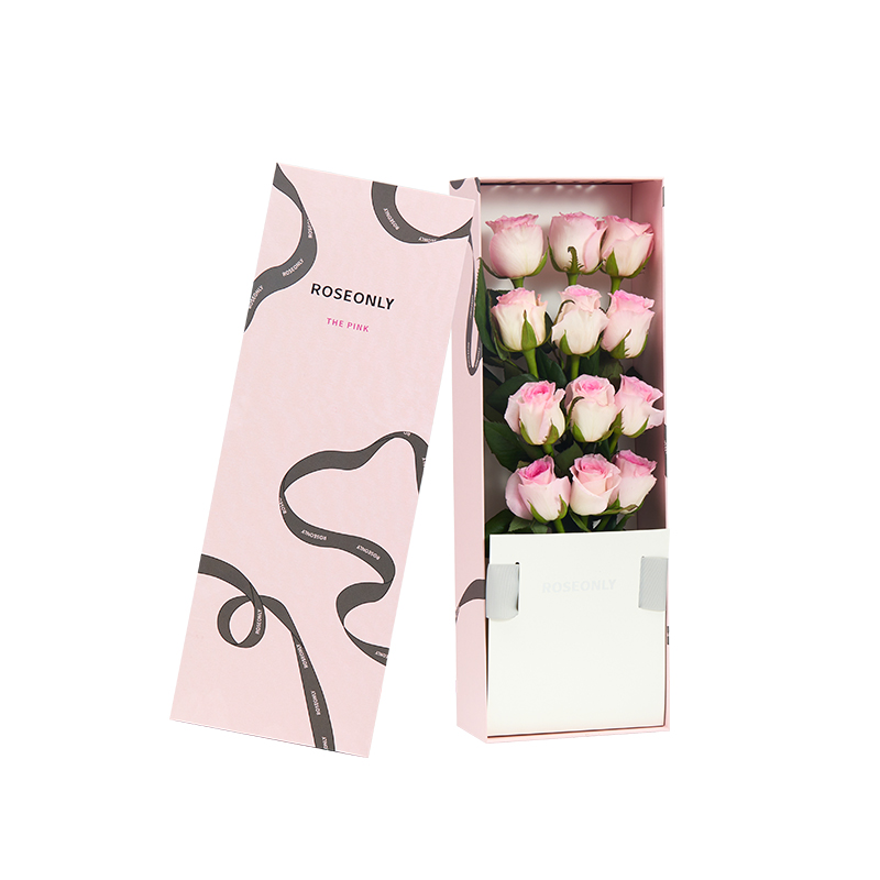 【鲜花花盒】ROSEONLY THE PINK 至亲挚友系列予她鲜花花盒送闺蜜好友礼物