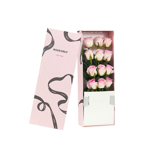 【鲜花花盒】ROSEONLY THE PINK 至亲挚友系列予她鲜花花盒送闺蜜好友礼物 商品图0