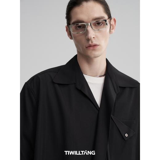 TIWILLTANG启世录 高智感立体门襟双袋衬衫 商品图3