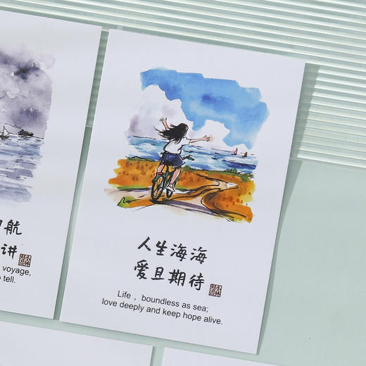 小林漫画 高端棉卡纸 特种纸张 明信片 凹凸纹理  明信片 商品图7