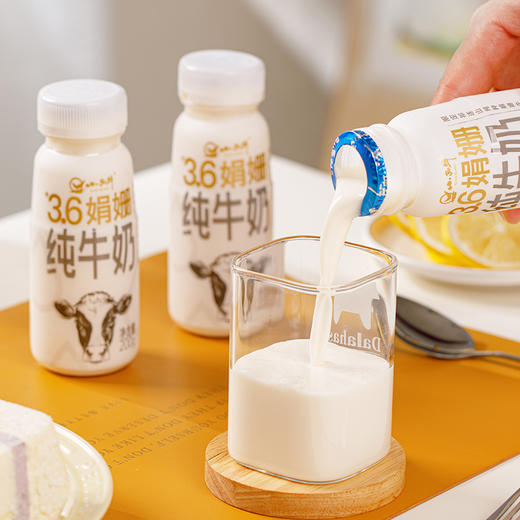 【光明&小西牛】雪域高原祁连山牧场全脂娟姗纯牛奶3.6g乳蛋白200g*10瓶 商品图5