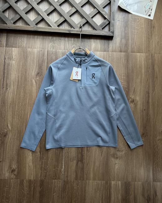 压胶一片式昂跑On长袖打底衫 秋季跑步男户外晨跑骑行运动上衣吸湿排汗健身训练服！ 商品图2