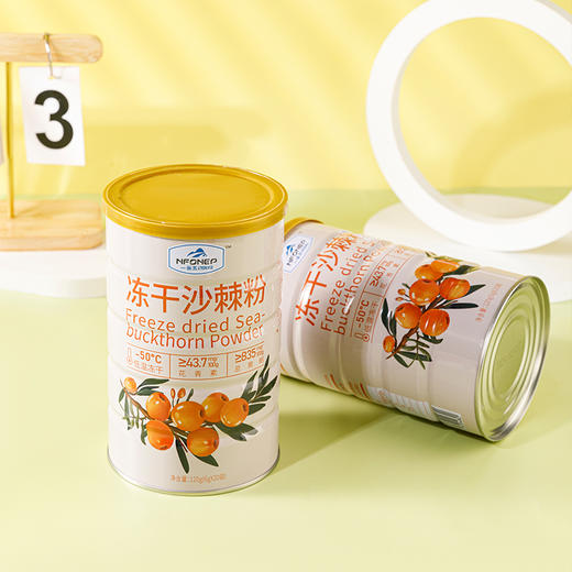 【新疆好物】新疆冻干沙棘粉 绿色自然 营养守护 果香十足 120g/罐 商品图0
