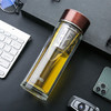 膳魔师（THERMOS）双层玻璃杯400ml高硼硅水杯子茶水分离茶杯带茶漏TCGD-400-D-BW 商品缩略图6