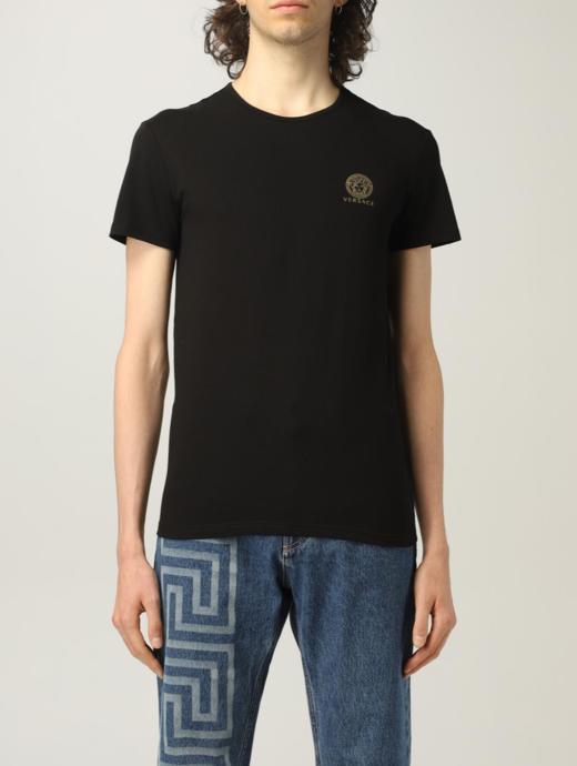 【超惠秒】VERSACE 范思哲 男士经典美杜莎logo圆领短袖T恤 12042/11865/10213 商品图12