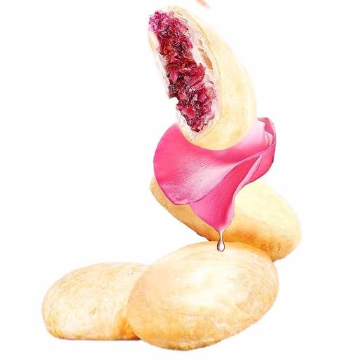【新鲜美味】玫瑰鲜花饼（4个/盒） 商品图1