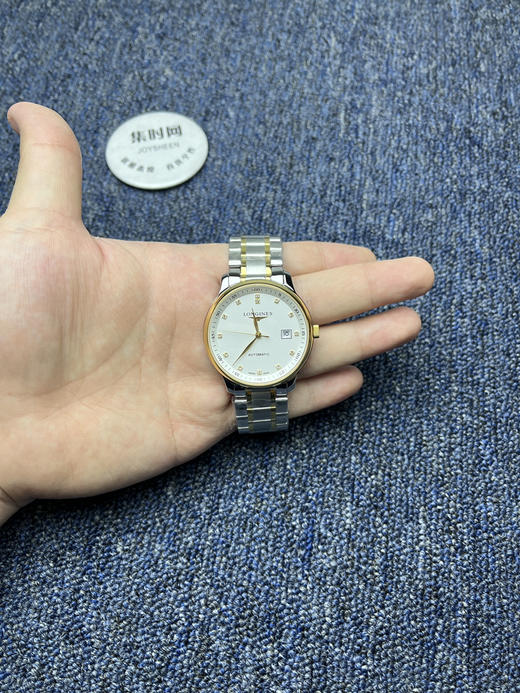 【新款大号40mm】浪琴名匠系列 间金钻面 男士腕表
机芯：进口西铁城 商品图8