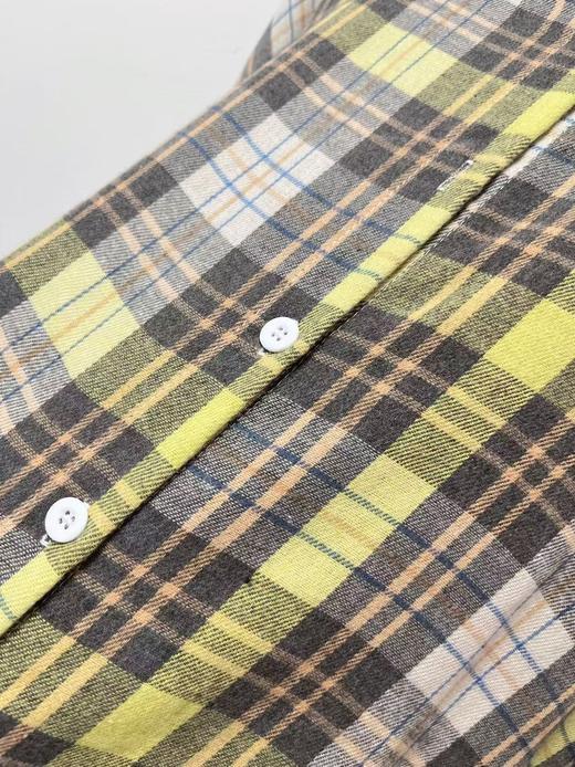 【秋上新】吉妮品牌 018D绿色格子衬衫-喜出 商品图5