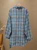 【秋上新】吉妮品牌 053A蓝色格子中长秋款衬衫-喜出 商品缩略图6