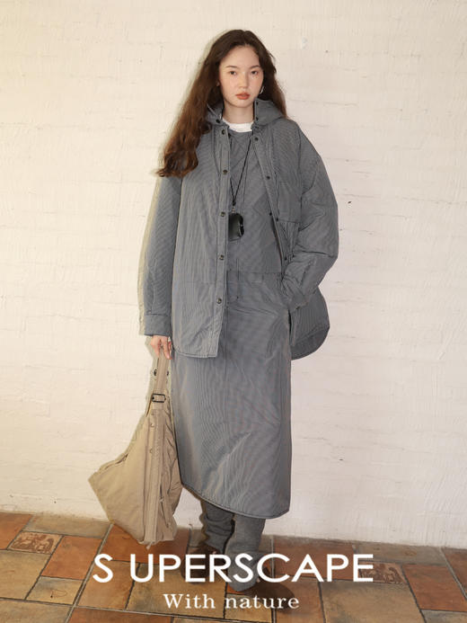 素舶 发热功能性棉内胆锁温亲肤保暖圆领轻巧叠穿棉服马甲 商品图3