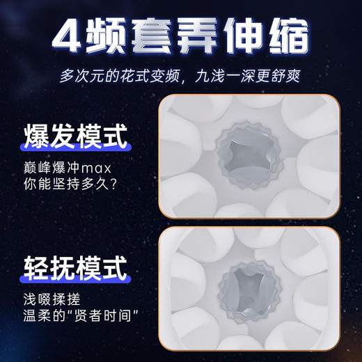 杰士邦暴风姬pro全自动伸缩爆吸加温飞机杯 商品图2