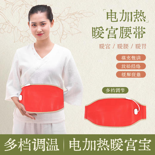 【暖宫神器❗️电加热保暖热敷包】甄选八百里伏牛山艾草制成内胆，助力你整天元气满满！大姨妈养生理疗护腰艾草热敷 商品图0