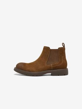 【云粉节】 【拔佳】BF楼Bata切尔西男2025冬款英伦通勤牛剖皮百搭通勤低靴29693DD5     吊牌价1159活动价799