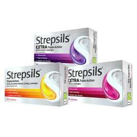 【香港直邮】Strepsils使力消 英版特效润喉糖
