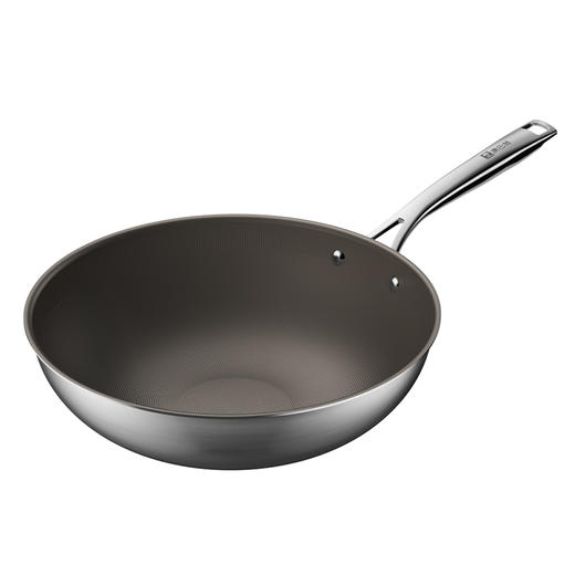 康巴赫  钛盾无涂层不粘炒锅  32cm 商品图2