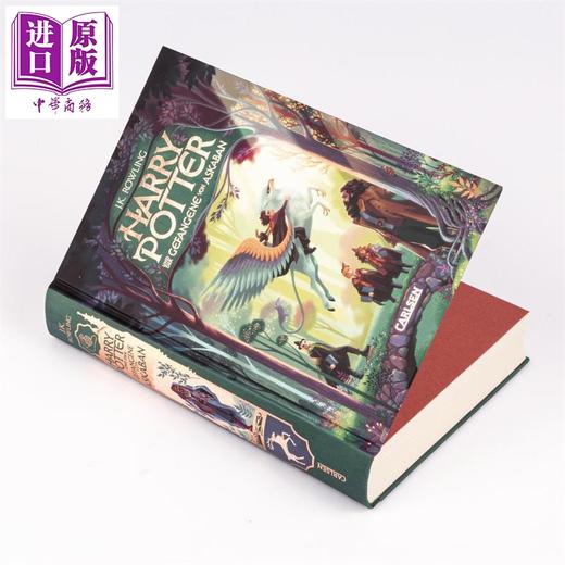 预售 【中商原版】【德文版】哈利波特3 2025年精装版  Harry Potter der Gefangene von Askaban 3神奇四侠画师George Caltsoudas绘 商品图1