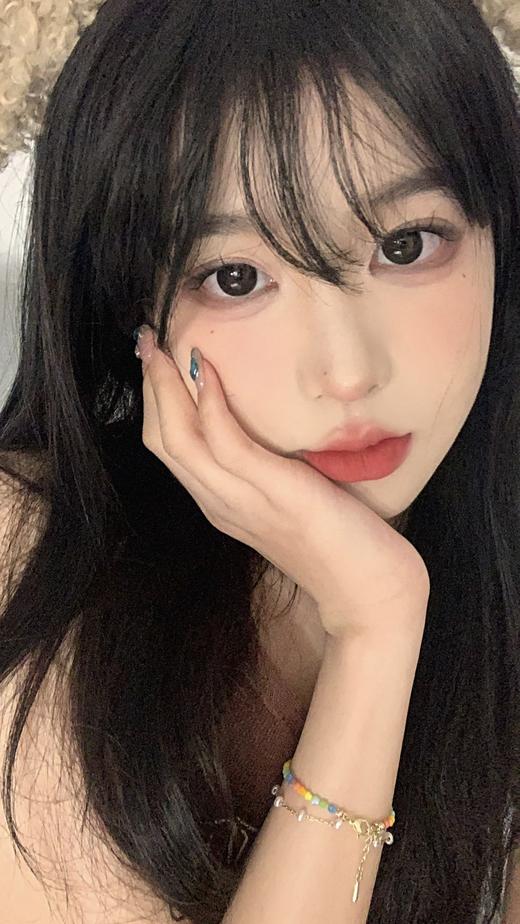 hanawink半年抛  甜丧黑兔/咖啡时间/生巧布朗尼/溏心露珠 14.5mm 着色14.0 黑/咖/棕/灰 商品图7