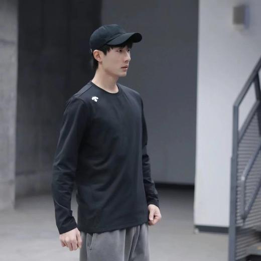 .迪家TRAINING训练运动健身男士内搭长袖针织衫春秋季新款 商品图3