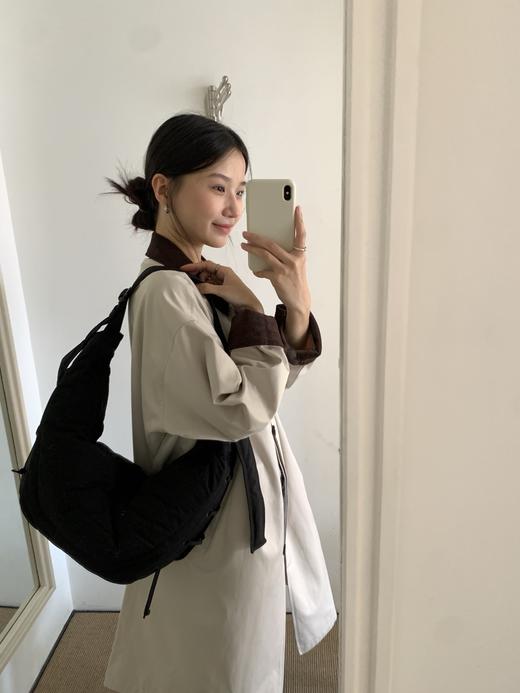 LO*W CLASSIC同款  宽松落肩复古法式长款风衣 商品图9