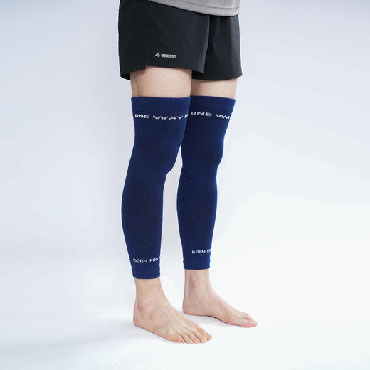 单导运动护腿长款护膝袜套跑步跳绳健身篮球护小腿训练防护袜筒套 商品图1