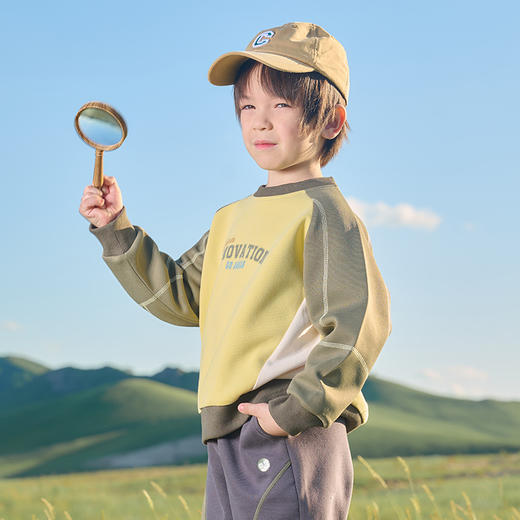 【7A抗菌】棉花堂童趣柔软针织圆领卫衣 FA52110 商品图4