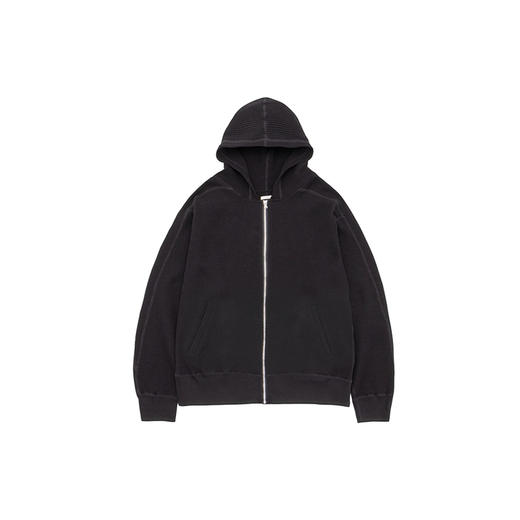 nanamica Zip-Up Thermal Hoodie 男女款华夫格拉链连帽卫衣 商品图4