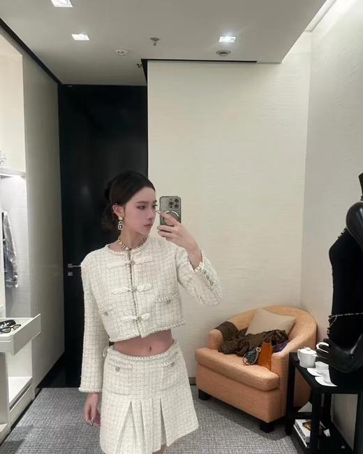 TY328-香奈儿 格纹白色半裙（PG*MM） 商品图4
