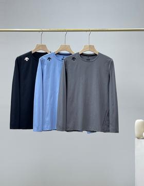 .迪家TRAINING训练运动健身男士内搭长袖针织衫春秋季新款