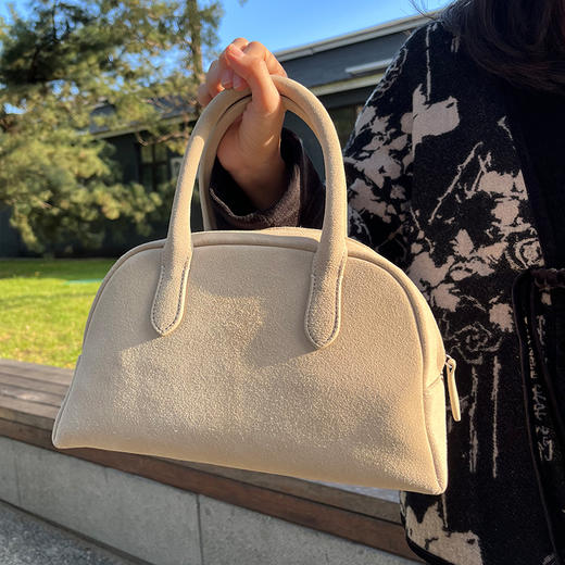 Harris Salome磨砂系列帆船包弯月设计大容量托特包 商品图13