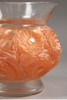 独角鹿西洋古董1930年法国顶级水晶工坊莱俪LALIQUE设计出品「SOUCIS 金盏花」主题橘色欧泊水晶花瓶 商品缩略图2