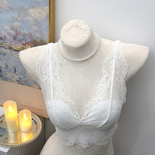 【GZ】无忧购49元2件龙心同款高奢蕾丝内衣薄款性感文胸（截单后7天发货) 商品图3