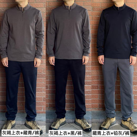 25秋-男士科*隆半拉链设计速干长袖T恤/上衣【包邮+三天无理由退换】 商品图6