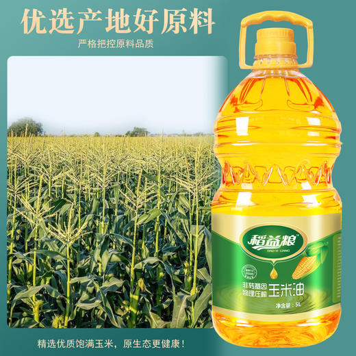 稻益粮压榨一级玉米油5L 商品图1