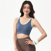 【限时秒】YOGACODE【火树银花系列】玻尿酸瑜伽背心女固定杯跑步防震聚拢运动文胸DWC125621 商品缩略图2