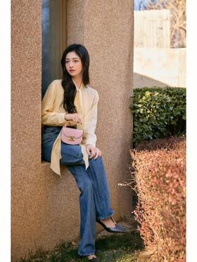 TY323-CELINE赛琳 FW22 Margaret 水洗直筒牛仔裤 女款 蓝色 (PG*MM)