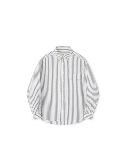 Evistub/E-5CCS008/日本高支全棉双条纹衬衫 商品图3