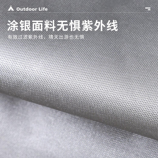 狼行者户外帐篷露营野餐3-4人大空间公园休闲遮阳全自动速开免搭建野外 六角帐篷LXZ-80021 商品图5