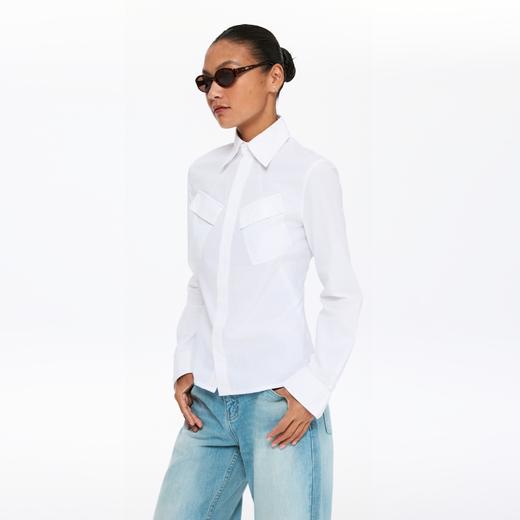 oneup口袋收腰衬衫 商品图2